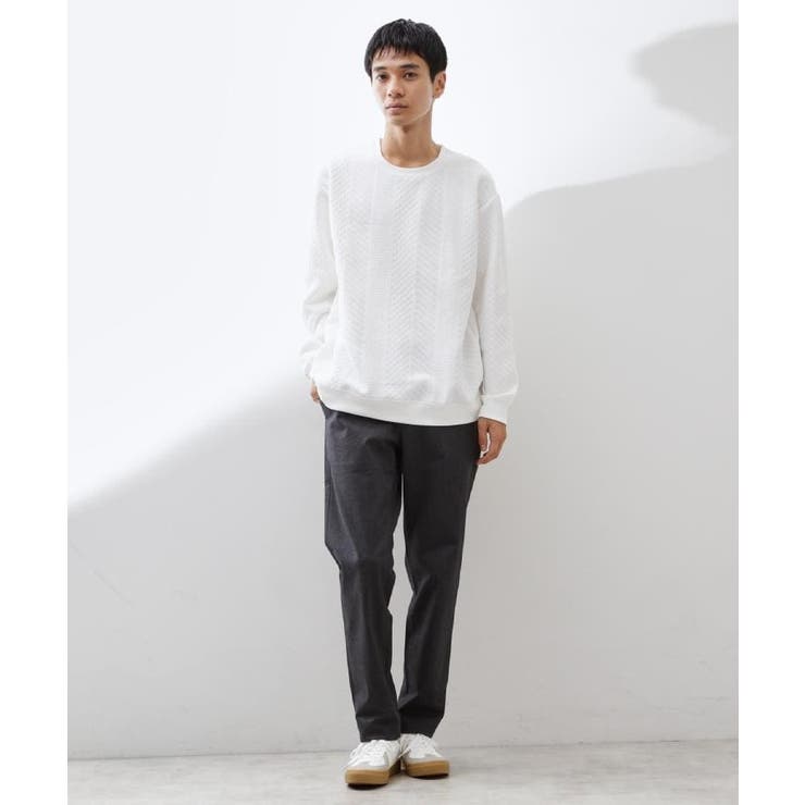 ふくれジャカードスウェット 洗濯機OK 6色展開 | THE SHOP TK | 詳細画像15 