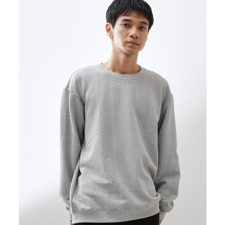 ふくれジャカードスウェット 洗濯機OK 6色展開 | THE SHOP TK | 詳細画像17 