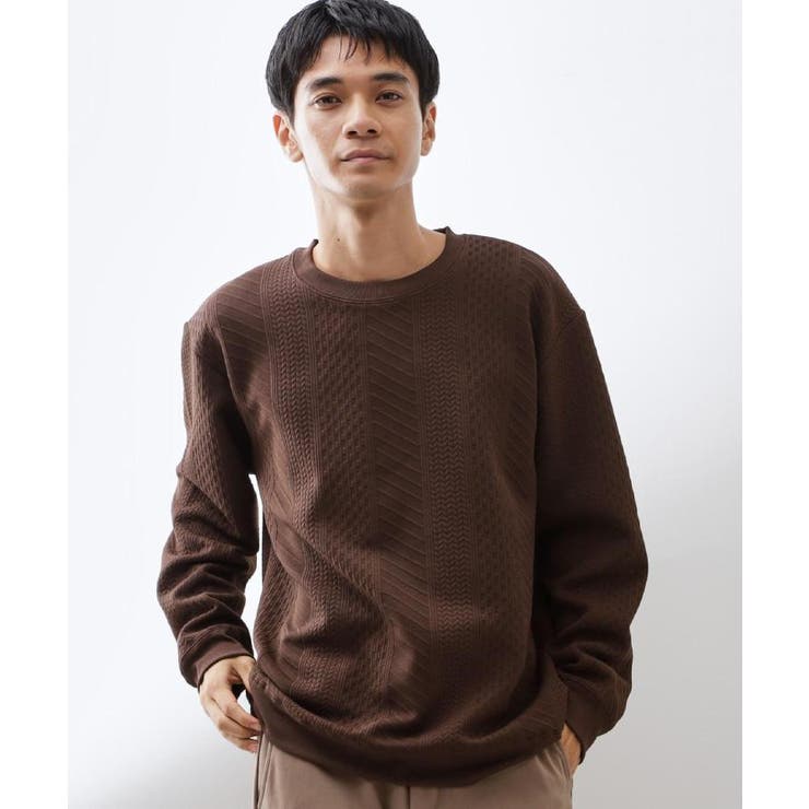 ふくれジャカードスウェット 洗濯機OK 6色展開 | THE SHOP TK | 詳細画像27 