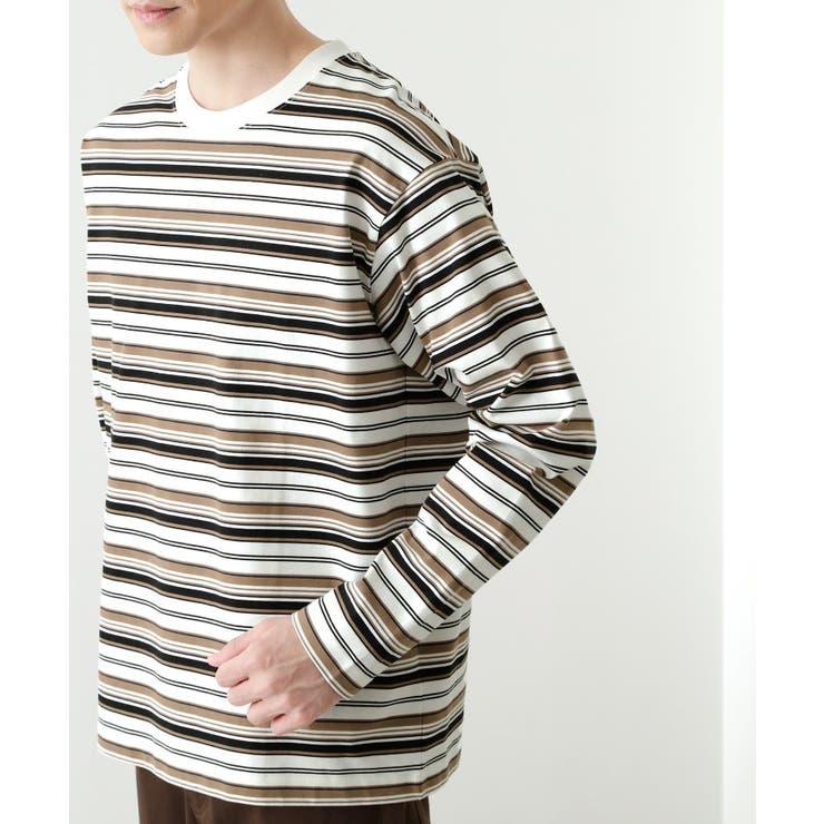 ランダムボーダー長袖タフTシャツ 【洗濯機OK】 | THE SHOP TK | 詳細画像13 
