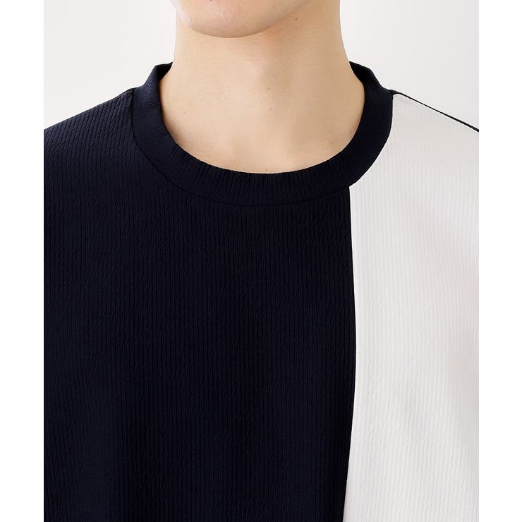 【一枚で着映える】パネルブロッキング長袖Tシャツ 【洗濯機OK】 | THE SHOP TK | 詳細画像17 