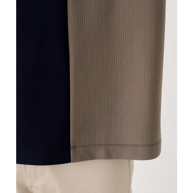 【一枚で着映える】パネルブロッキング長袖Tシャツ 【洗濯機OK】 | THE SHOP TK | 詳細画像19 