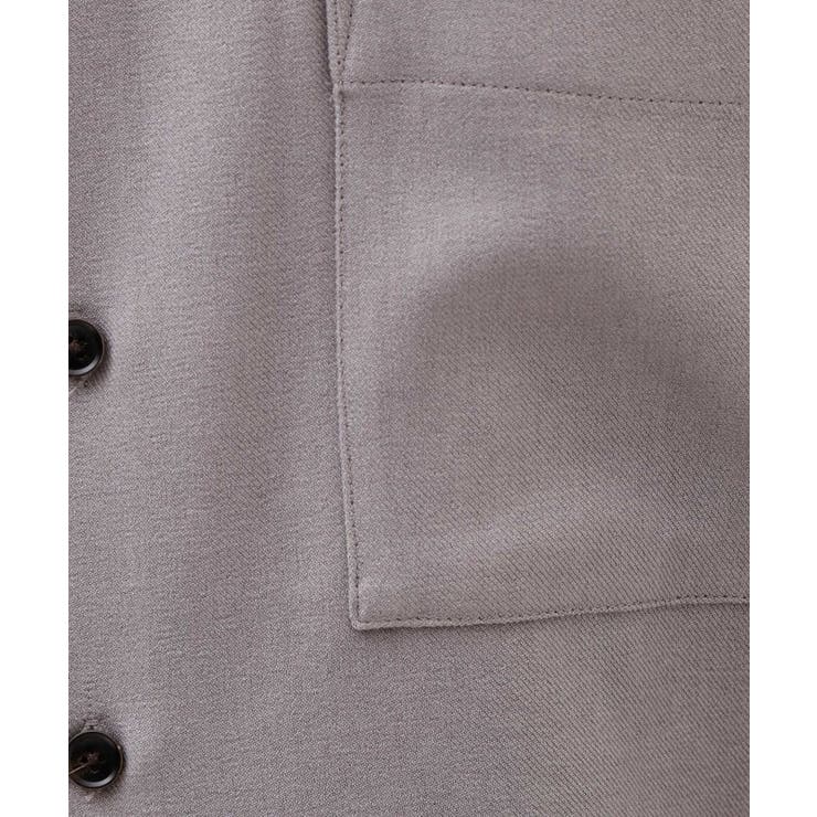 【大人のきれいめカジュアルに】ウールライク長袖シャツ 洗濯機OK | THE SHOP TK | 詳細画像9 