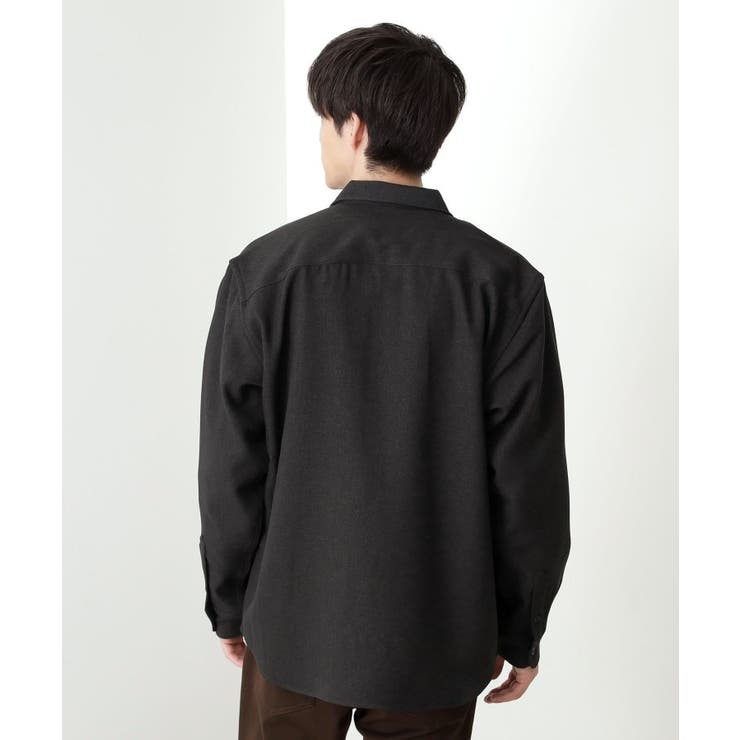 【大人のきれいめカジュアルに】ウールライク長袖シャツ 洗濯機OK | THE SHOP TK | 詳細画像11 