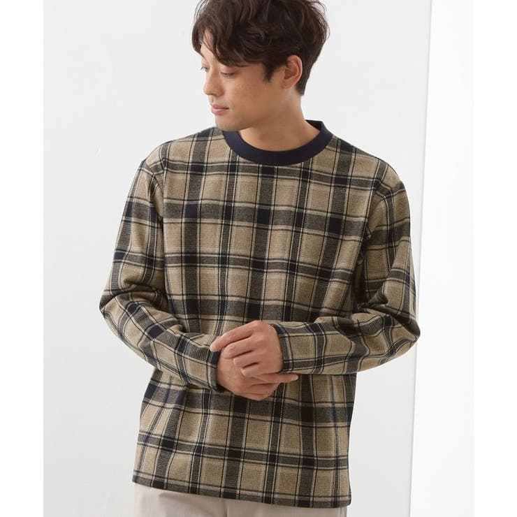 ブルー(293) | チェックジャカードプルオーバー | THE SHOP TK