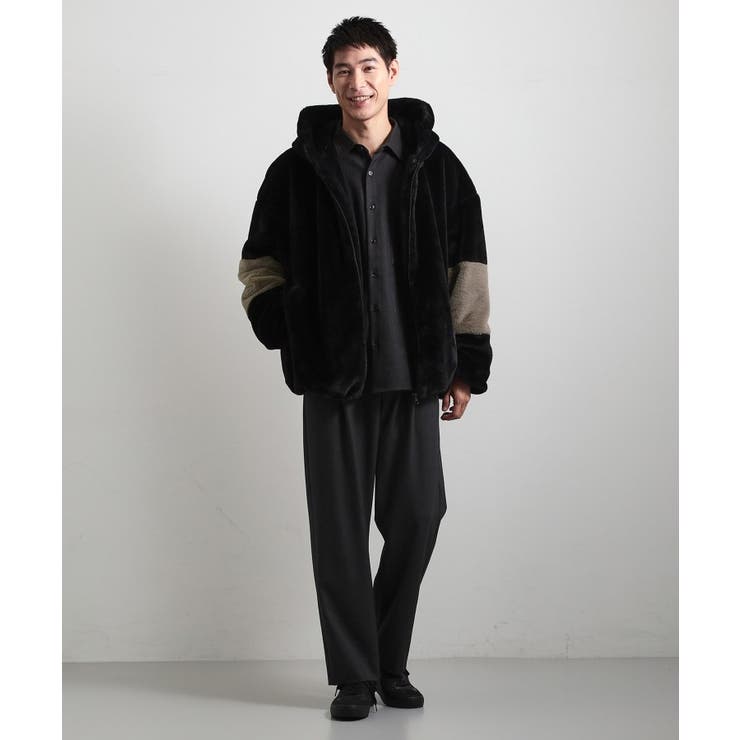 フードフェイクファーブルゾン | THE SHOP TK | 詳細画像3 