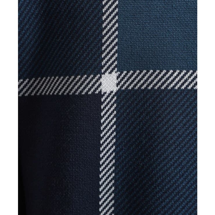 【大人の休日スタイルにはこれ！】フロントチェック柄ニットパーカ 洗濯機OK | THE SHOP TK | 詳細画像12 