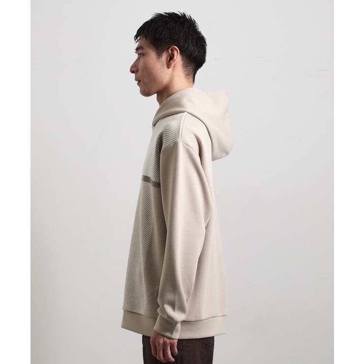 【大人の休日スタイルにはこれ！】フロントチェック柄ニットパーカ 洗濯機OK | THE SHOP TK | 詳細画像14 