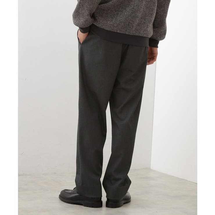 セミワイドイージーパンツWARM 洗濯機OK／裏起毛／ストレッチ | THE SHOP TK | 詳細画像2 