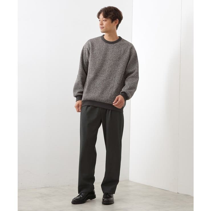 セミワイドイージーパンツWARM 洗濯機OK／裏起毛／ストレッチ | THE SHOP TK | 詳細画像3 