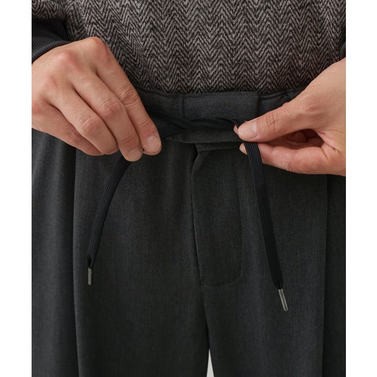 セミワイドイージーパンツWARM 洗濯機OK／裏起毛／ストレッチ | THE SHOP TK | 詳細画像20 