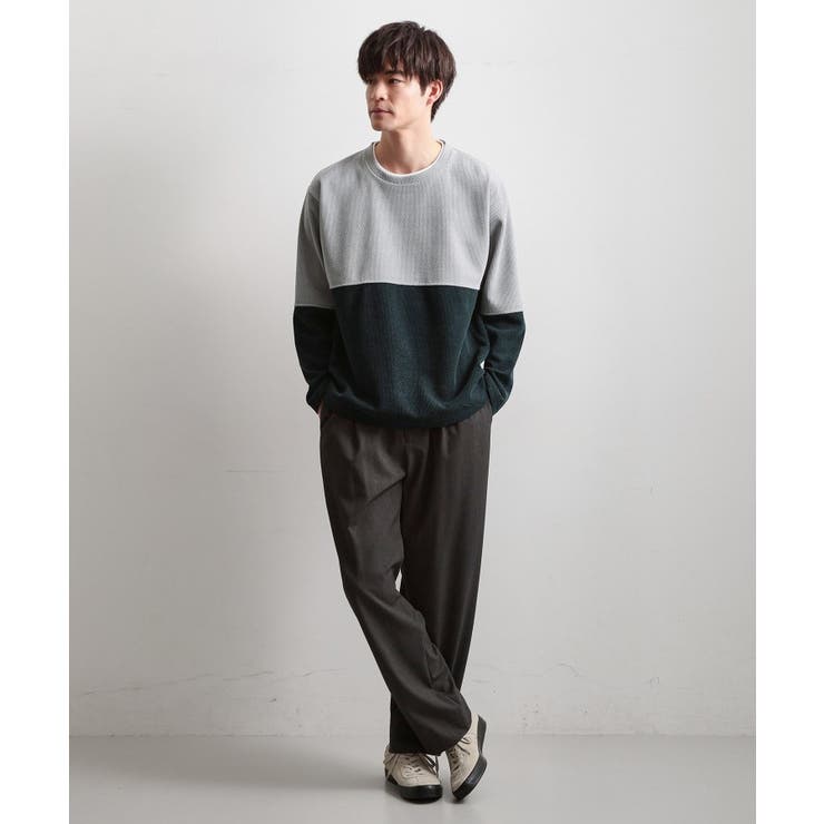 バイカラー モール風長袖Tシャツ | THE SHOP TK | 詳細画像3 