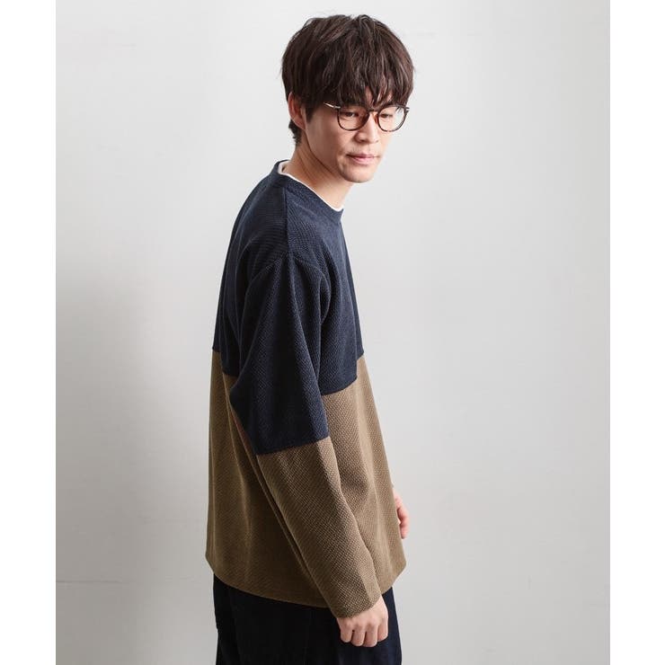 バイカラー モール風長袖Tシャツ | THE SHOP TK | 詳細画像5 