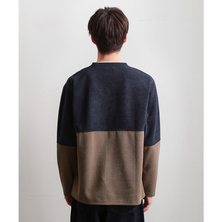 バイカラー モール風長袖Tシャツ | THE SHOP TK | 詳細画像15 