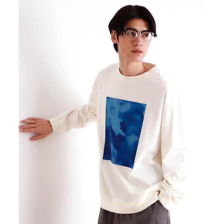 プリントリブ長袖Tシャツ | THE SHOP TK | 詳細画像1 
