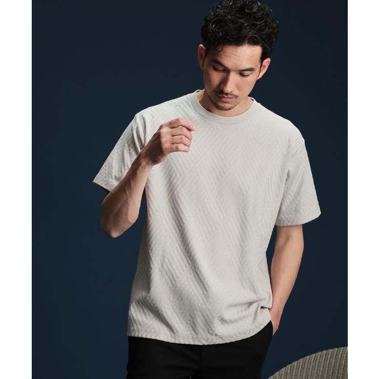 リンクスジャカード半袖Ｔシャツ | THE SHOP TK | 詳細画像3 