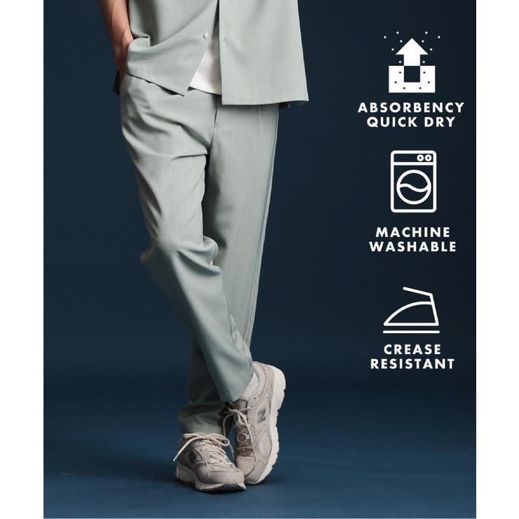 ミントグリーン(021) | ドライポリイージーパンツ セットアップ可/吸水速乾/軽量 | THE SHOP TK