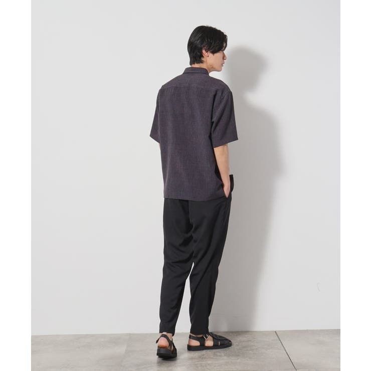 リネンライク半袖シャツ セットアップ可 | THE SHOP TK | 詳細画像5 
