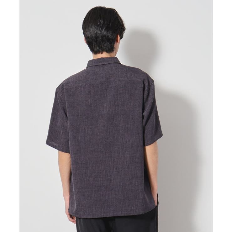 リネンライク半袖シャツ セットアップ可 | THE SHOP TK | 詳細画像3 
