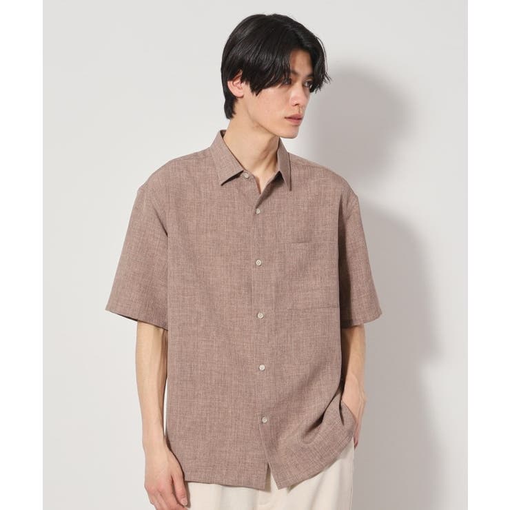リネンライク半袖シャツ セットアップ可 | THE SHOP TK | 詳細画像7 
