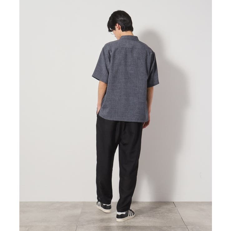 リネンライク半袖シャツ セットアップ可 | THE SHOP TK | 詳細画像16 
