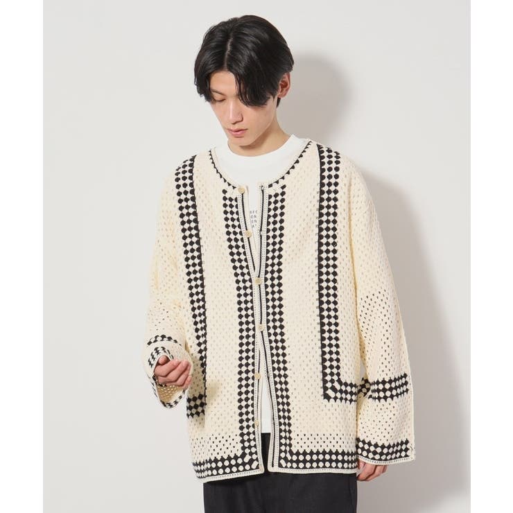 クロシェ編み風ニットカーディガン | THE SHOP TK | 詳細画像6 