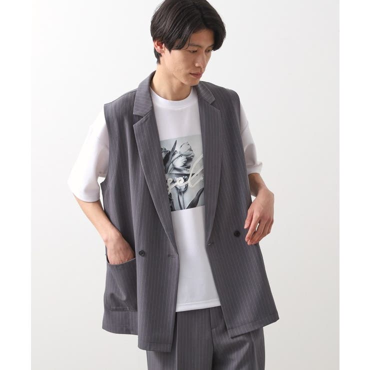 グレー(312) | ダブルジレ【セットアップ可/洗濯機OK】 | THE SHOP TK