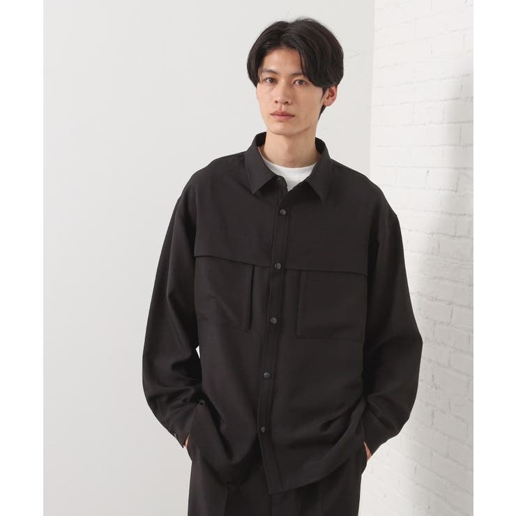 ダブルポケットシャツ【セットアップ可/洗濯機OK】 | THE SHOP TK | 詳細画像1 