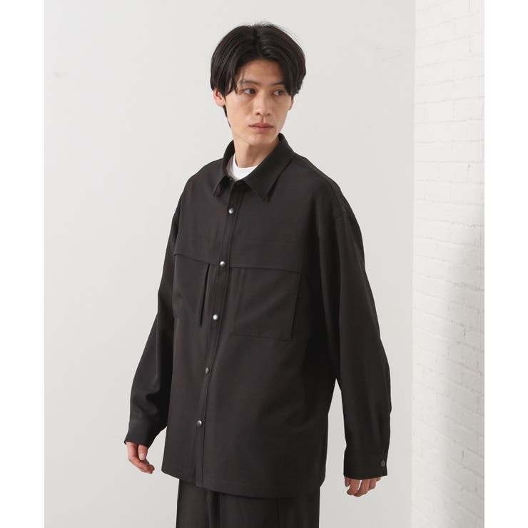 ダブルポケットシャツ【セットアップ可/洗濯機OK】 | THE SHOP TK | 詳細画像2 