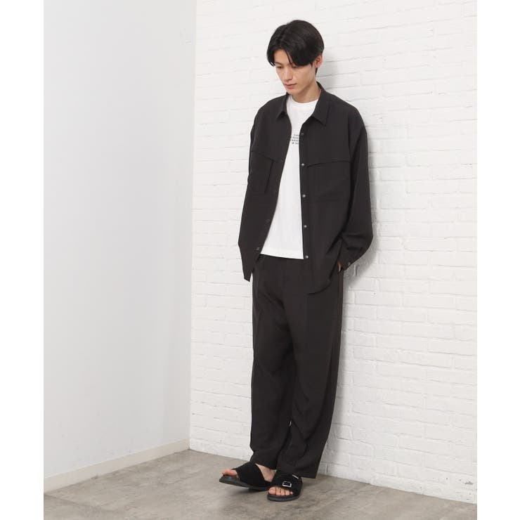 ダブルポケットシャツ【セットアップ可/洗濯機OK】 | THE SHOP TK | 詳細画像7 