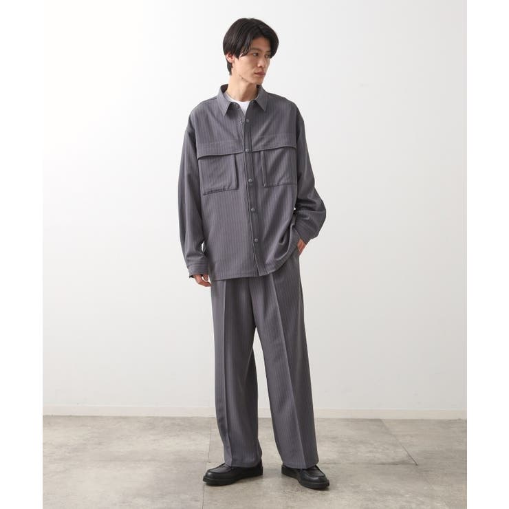 ダブルポケットシャツ【セットアップ可/洗濯機OK】 | THE SHOP TK | 詳細画像14 