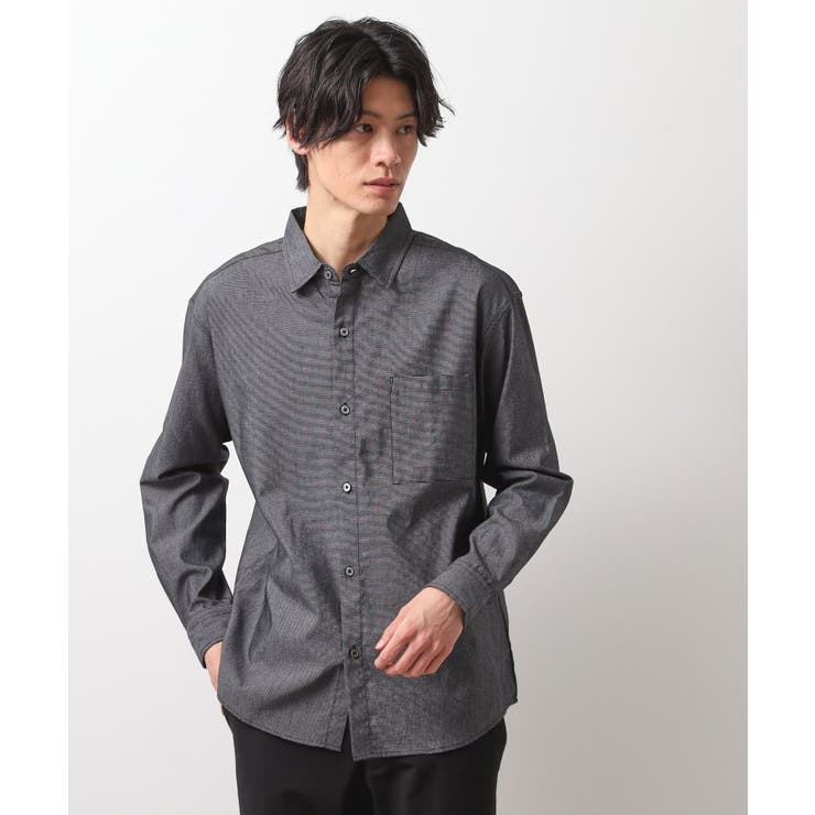 綿麻ポリCOOLMAX（R）長袖シャツ | THE SHOP TK | 詳細画像6 