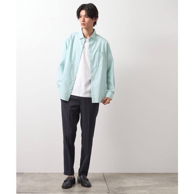 綿麻ポリCOOLMAX（R）長袖シャツ | THE SHOP TK | 詳細画像12 