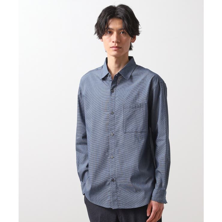 綿麻ポリCOOLMAX（R）長袖シャツ | THE SHOP TK | 詳細画像14 
