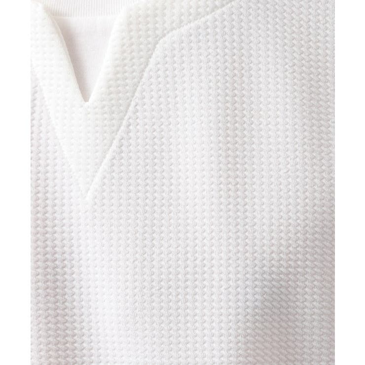 ミニフクレキーネック半袖Tシャツ | THE SHOP TK | 詳細画像12 