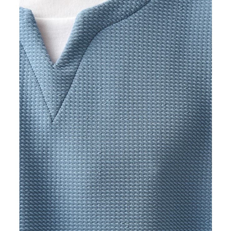 ミニフクレキーネック半袖Tシャツ | THE SHOP TK | 詳細画像25 