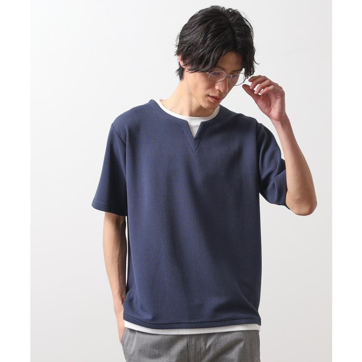 ミニフクレキーネック半袖Tシャツ | THE SHOP TK | 詳細画像26 