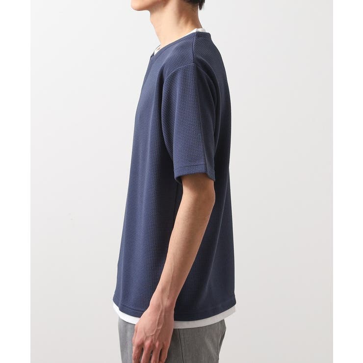 ミニフクレキーネック半袖Tシャツ | THE SHOP TK | 詳細画像31 