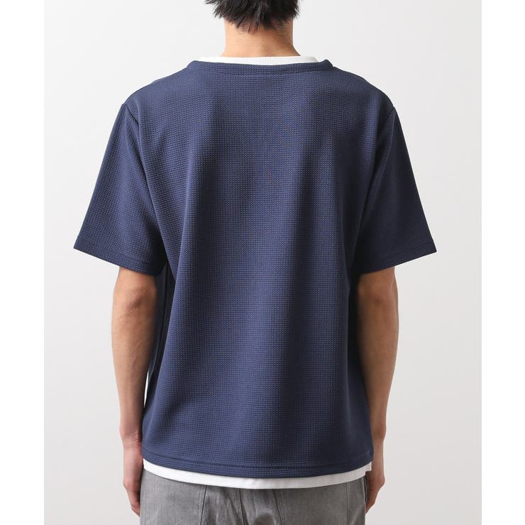 ミニフクレキーネック半袖Tシャツ | THE SHOP TK | 詳細画像32 