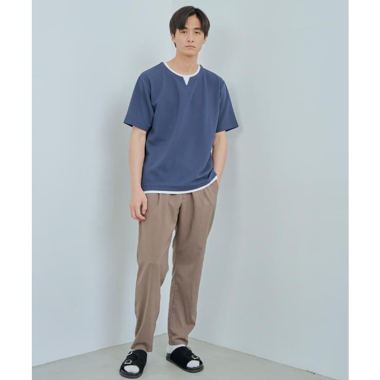 ミニフクレキーネック半袖Tシャツ | THE SHOP TK | 詳細画像6 