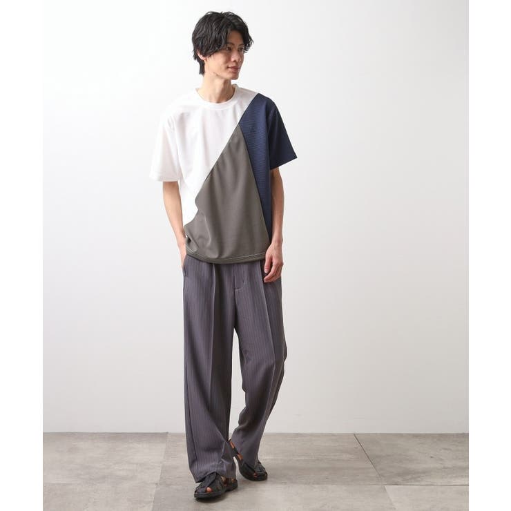 アムンゼン異素材切替半袖Tシャツ | THE SHOP TK | 詳細画像8 