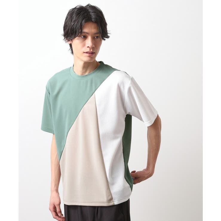 アムンゼン異素材切替半袖Tシャツ | THE SHOP TK | 詳細画像11 