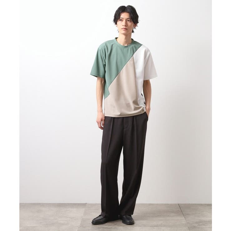 アムンゼン異素材切替半袖Tシャツ | THE SHOP TK | 詳細画像12 