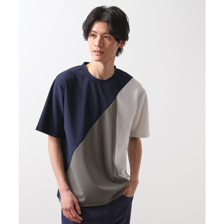 アムンゼン異素材切替半袖Tシャツ | THE SHOP TK | 詳細画像14 