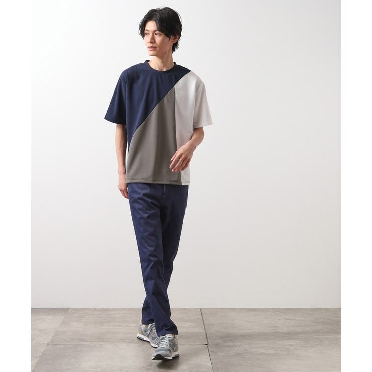 アムンゼン異素材切替半袖Tシャツ | THE SHOP TK | 詳細画像16 