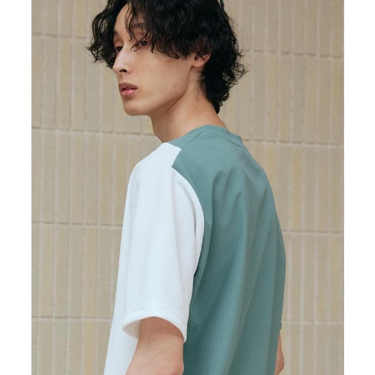 アムンゼン異素材切替半袖Tシャツ | THE SHOP TK | 詳細画像5 