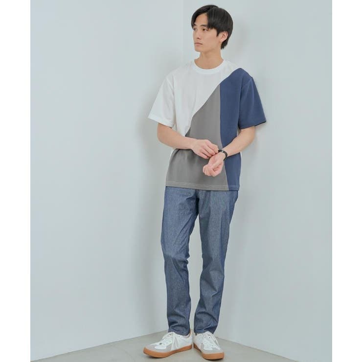 アムンゼン異素材切替半袖Tシャツ | THE SHOP TK | 詳細画像3 
