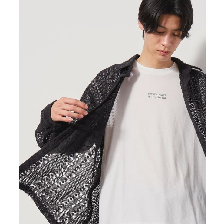 レースシャツアンサンブル長袖シャツ・半袖Tシャツセットアイテム | THE SHOP TK | 詳細画像11 