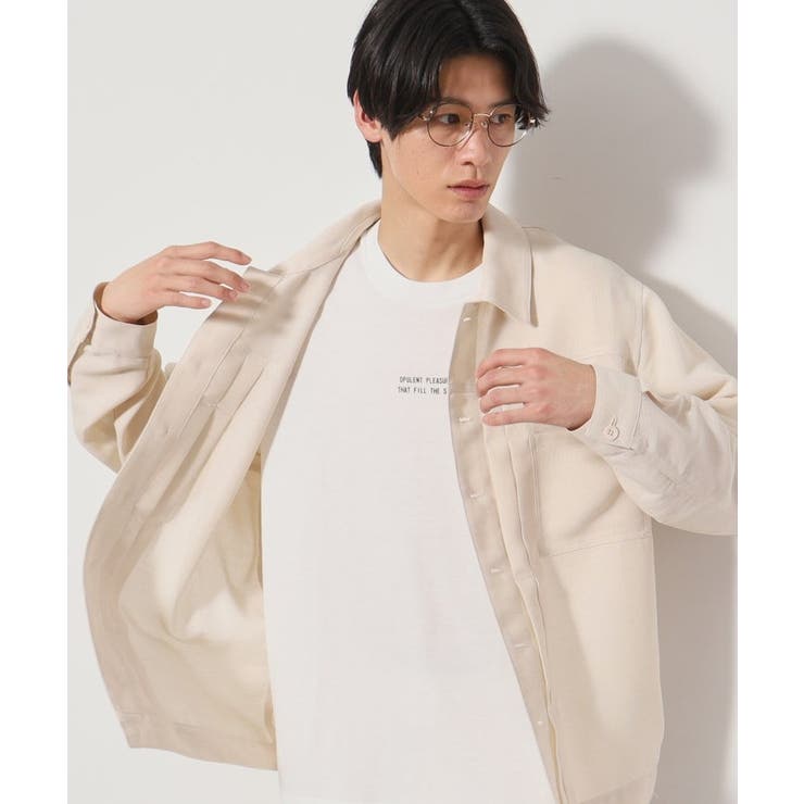 アイボリー(004) | パナマメッシュトラッカージャケット セットアップ可 | THE SHOP TK