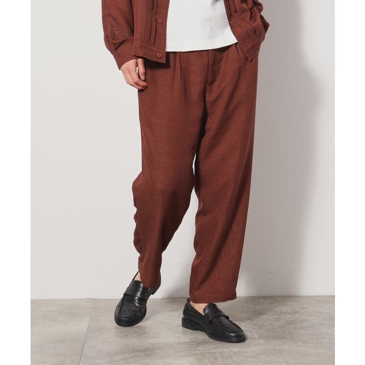 ブラウン(043) | パナマメッシュパンツ セットアップ可 | THE SHOP TK